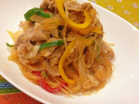 豚こま肉のチャプチェ